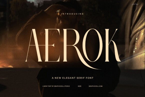 Aerok: A Refined Serif Typeface for Editorial Design