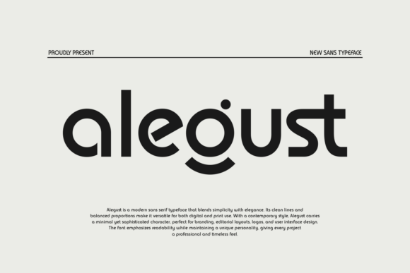 Alegust: A Modern Sans Serif for Thoughtful Editorial Design