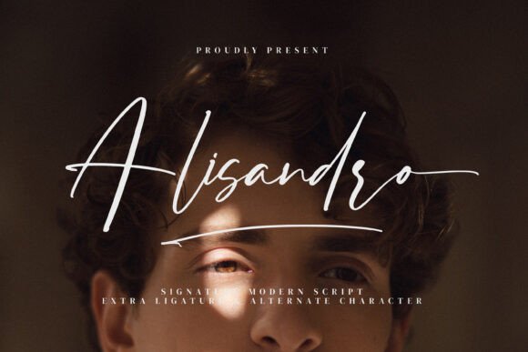 Alisandro: A Modern Script Typeface for Digital Branding