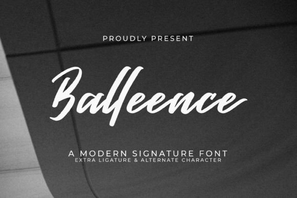 Balleence: A Modern Script Font That Feels Like Handwritten Confidence