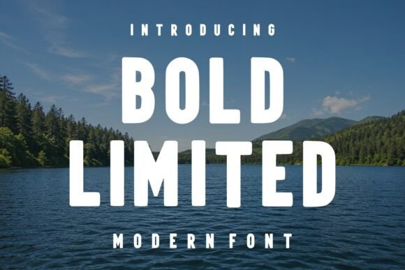 Bold Limited: A Modern Sans Serif Display Font for Digital Impact