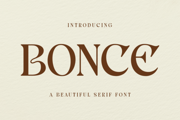 Bonce: A Serif Font That Elevates Digital Branding
