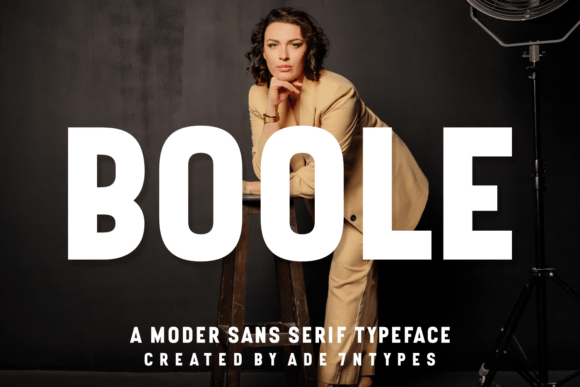 Boole: A Clean, Authentic Sans Serif for Real Branding Work