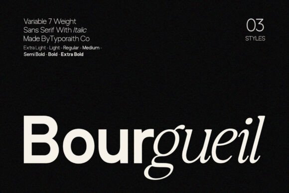 Bourgueil: A Modern Sans Serif for Editorial Clarity