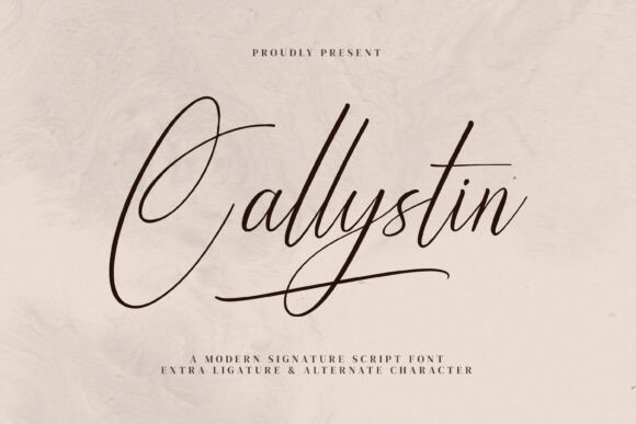 Callystin: A Modern Script Font That Elevates Handmade Design