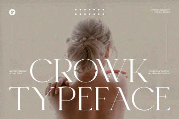 Crowk: A Luxury Serif Font for Trusted Branding