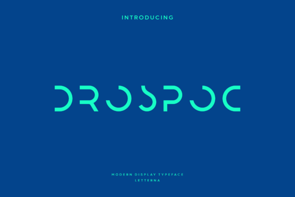 Drospoc: A Display Font That Gives Your Brand a Modern Edge
