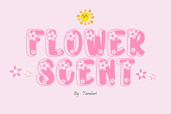 Flowerscent Regular: A Decorative Typeface That Blooms in Campaign Visuals