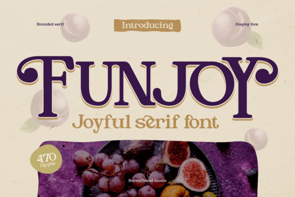 Funjoy: A Rounded Serif Font That Feels Like Sunshine in Type