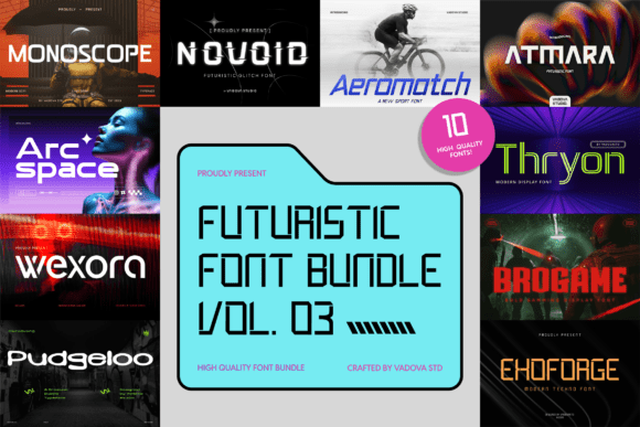Futuristic Bundle Vol.03: A Sans Serif Font for Scroll-Stopping Campaigns
