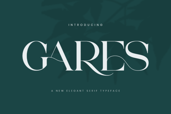 Gares: A Serif Typeface That Anchors Quiet Confidence