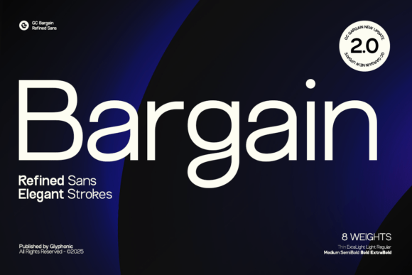 Gc Bargain V2: A Practical Sans Serif for Real Branding Work