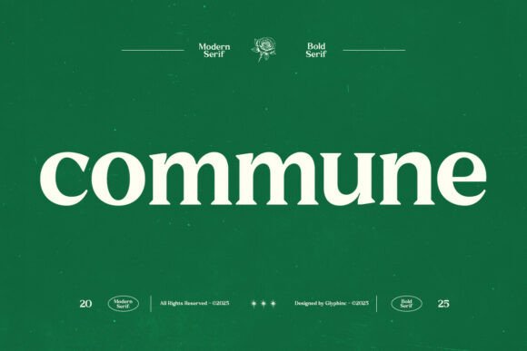Gc Commune: A Modern Serif Font That Elevates Real Small Business Branding