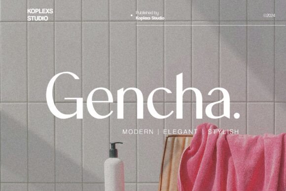 Gencha: A Modern Serif Font for Scroll-Stopping Brand Content