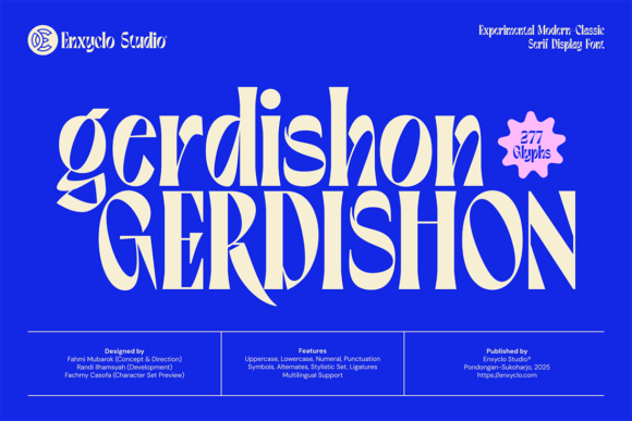 Gerdishon: A Bold Serif Font for Scroll-Stopping Marketing