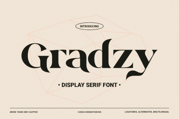 Gradzy: A Modern Serif Font That Elevates Handmade Products