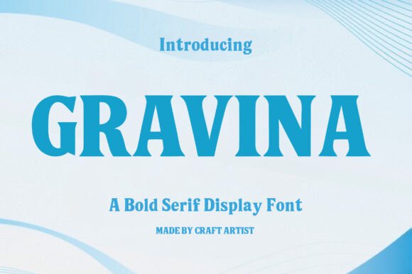 Gravina: A Bold Serif Font That Anchors Brand Identity