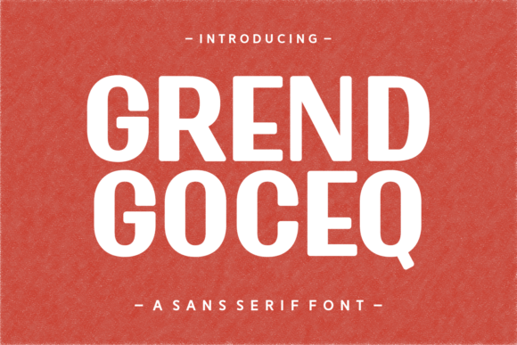 Grend Goceq: A Refined Sans Serif for Editorial Clarity