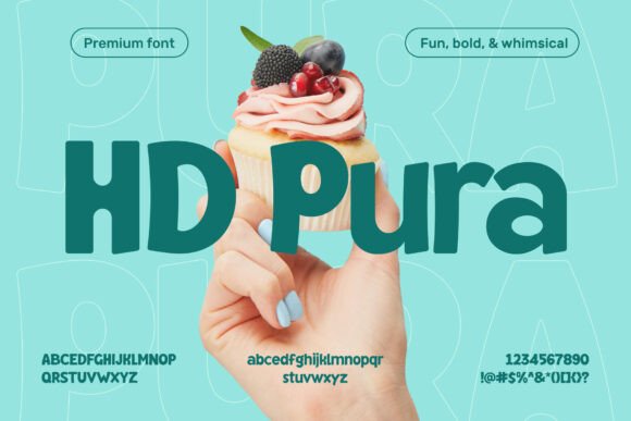 HD Pura: A Playful Display Font for Editorial Impact