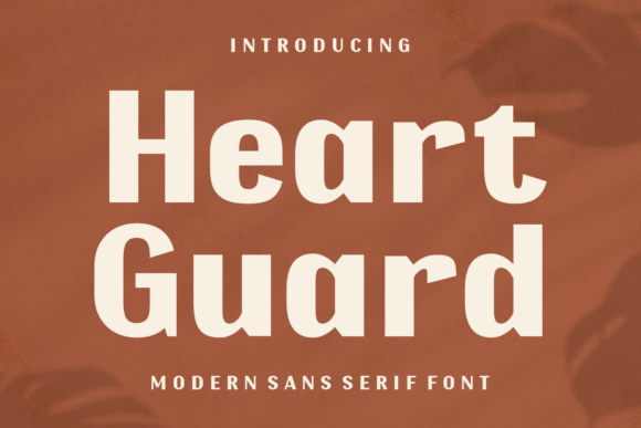Heart Guard: A Bold, Friendly Sans Serif for Real Branding Work