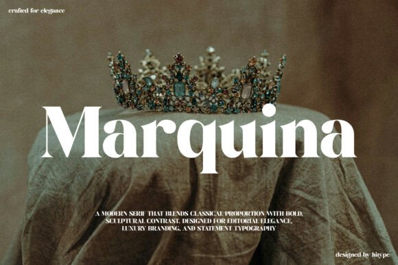 Marquina: A Serif Font That Makes Your Brand Feel Luxe