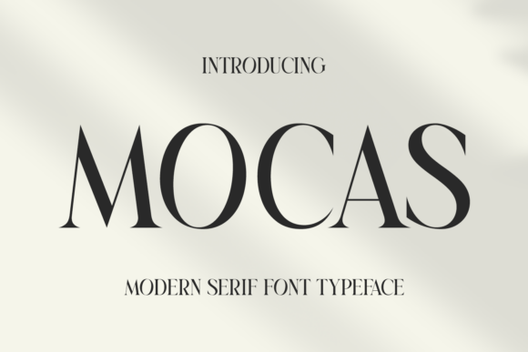 Mocas Serif Font for Elegant Digital Branding