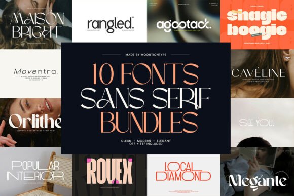 Modern Sans Serif Bundles: Clean, Versatile Fonts for Real Branding
