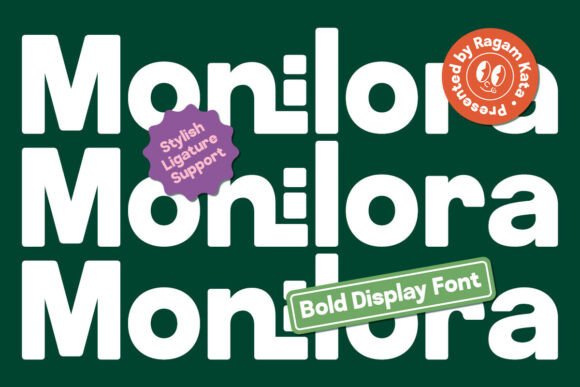 Monilora: A Bold Sans-Serif Typeface for Editorial Impact