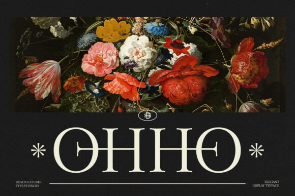 Ohho: A Luxury Serif Font That Makes Your Campaign Stand Out