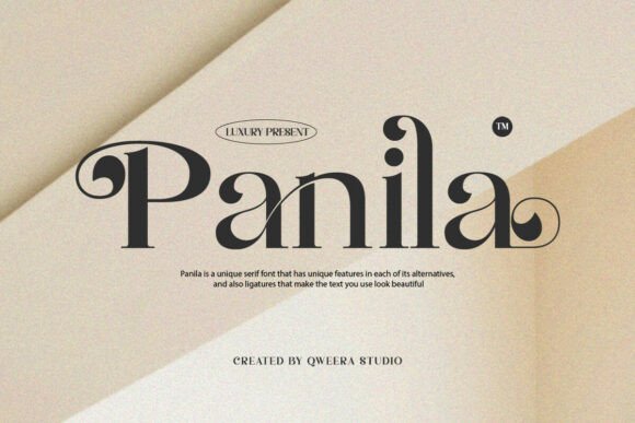 Panila: A Serif Font That Makes Your Campaign Stand Out