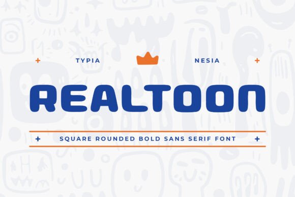 Realtoon: A Playful, Bold Sans Serif Font for Lively Digital Brands