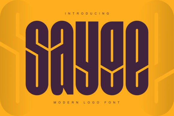 Sayge: A Bold, Modern Sans Serif Font for Makers
