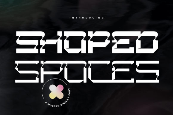 Shaped Spaces: A Futuristic Sans Serif Font for Makers