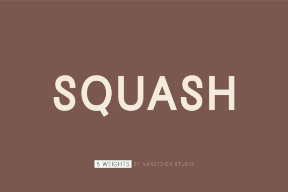 Squash Font: A Clean Sans Serif for Campaign Clarity