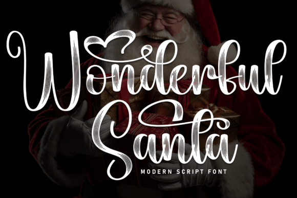 Wonderful Santa: A Warm, Stylish Script Font for Campaign Headlines