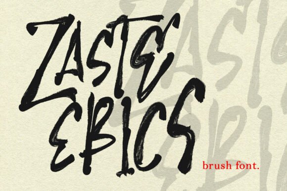 Zaste Ebics: A Bold Script Font That Makes Your Brand Unforgettable