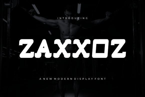 Zaxxoz Font: A Bold, Geometric Display Typeface Worth Testing