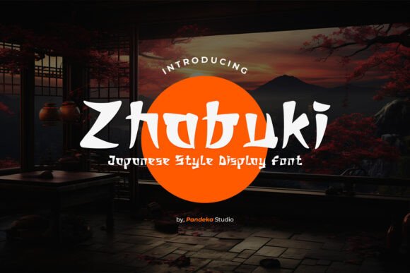 Zhabuki: A Decorative Display Font for Campaign Headlines That Land